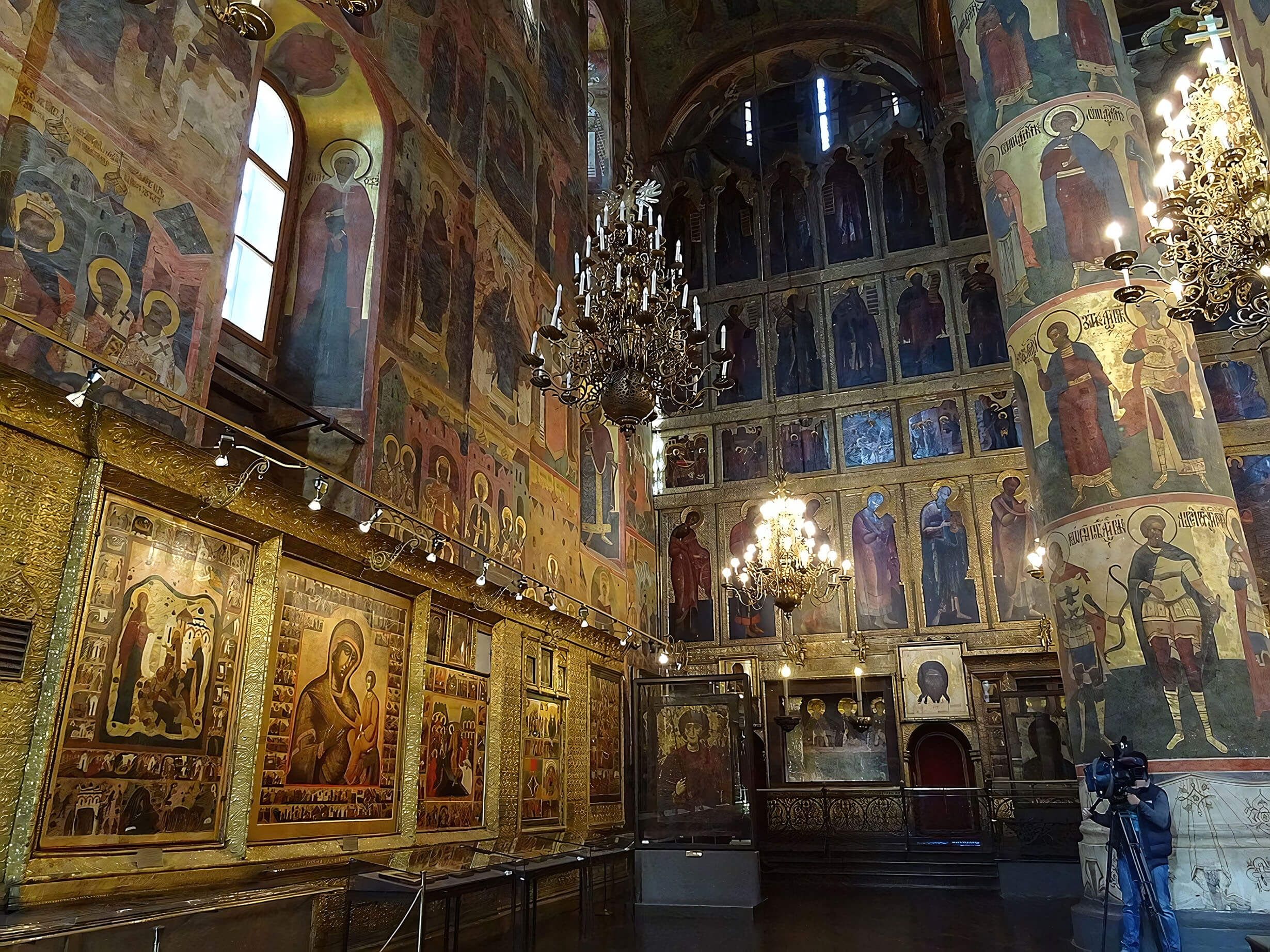 Успенский собор Московского Кремля, где короновались русские цари