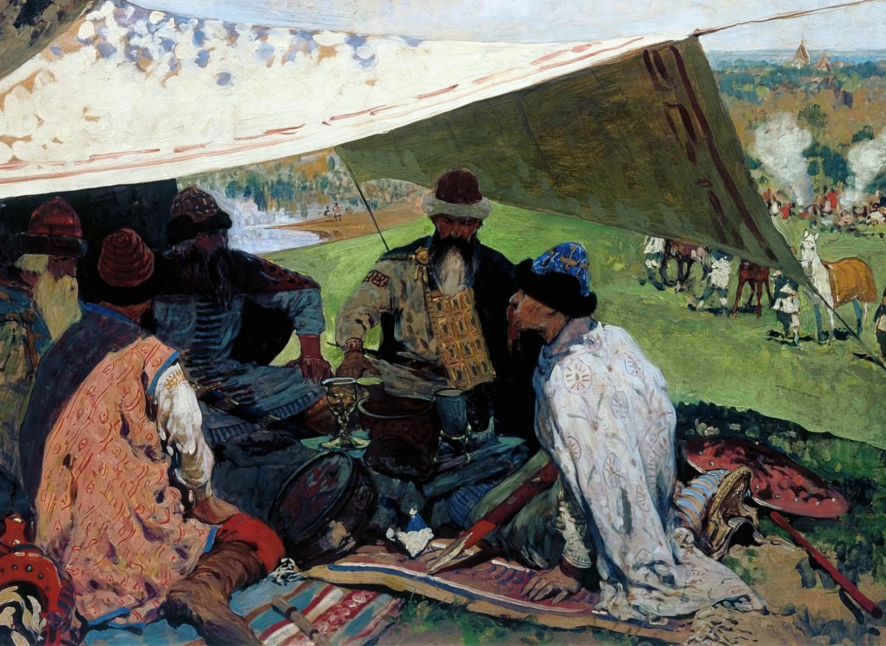 "Съезд князей в Уветичах" С.В. Иванов