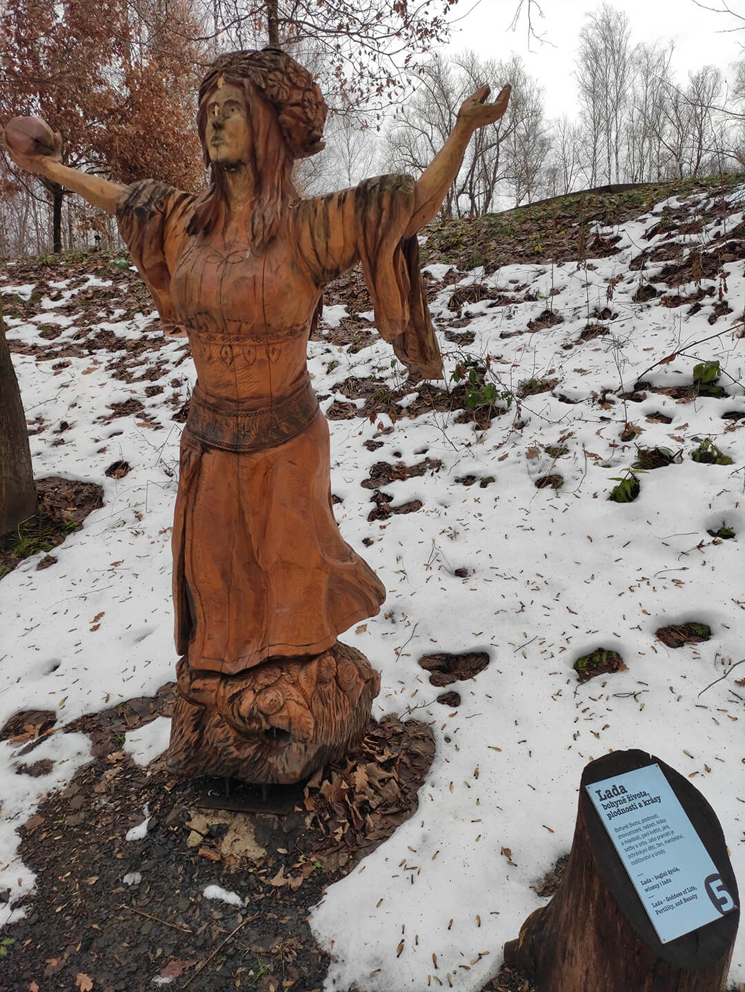 Скульптура Лады в Чехии